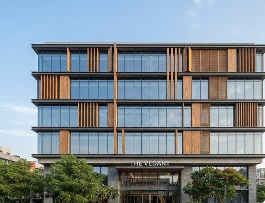 Commercial facade in Ahmedabad